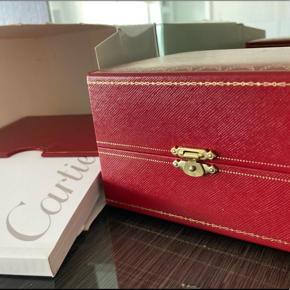 Cartier watch tank solo limited edition orange - Picture 2 of 9